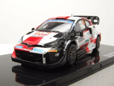 Toyota Gr Yaris #69 Safari Rallye 2022 Bianco Rosso Rovenperä Halttunen 1:43 - Immagine 1 di 4