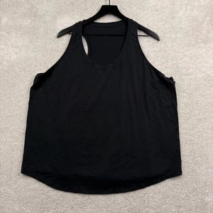 Lululemon Tank Top Womens Size XXL Black Pullover Racerback Yoga Running - Picture 1 of 8
