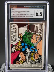 1966 MARVEL SUPER HEROES THOR #59 CGC GRADED 6.5 EX/NM+ LOW POP (1) W/ PEDIGREE - Picture 1 of 10