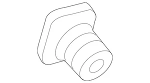 Genuine Land-Rover Radiator Support Air Deflector Nut LR165498 - Picture 1 of 2