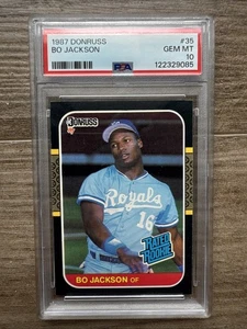 1987 Donruss #35 - Bo Jackson - PSA 10 - Bild 1 von 2