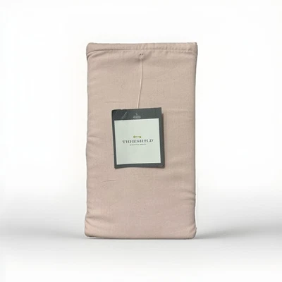 Threshold - King Petal Pink Flat Sheets - 110in x 104in - Image 1 of 4