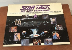 Star Trek The Next Generation 11”x14” Cards 5th Special Anniversary Set 1993 - Picture 1 of 9