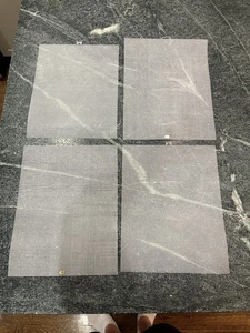 Lot of 4 Darice White 10.5 x 13.5 Plastic Canvas Sheet 7 Mesh Made in USA - Picture 1 of 3