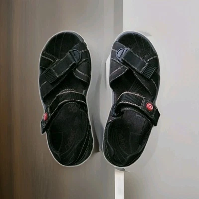 Sandália feminina Rieker preta sandálias de trekking - Tamanho EUR 38 - Imagem 1 de 4