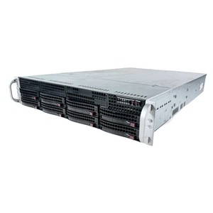 Supermicro CSE-825 2U Châssis 8x 3,5" SAS825TQ 2x PWS-741P-1R 80Plus Titantium - Photo 1/8