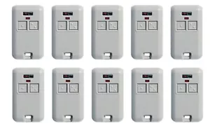 300MCD22V Comp Gate/Garage 2-Button Remote Multicode 300MHz 10 Switch 10-PACK - Picture 1 of 1
