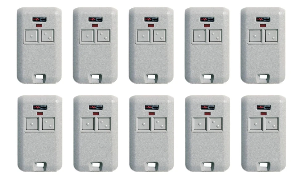 HEDDOLF M220 Comp Gate/Garage 2-Button Remote Multicode 300MHz 10 Switch 10-PACK - Image 1 of 1