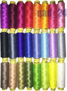 Sewing Thread Hand Poly Hammer Cotton Strong Reel Spool Colour Roll 180m Small - Picture 1 of 26