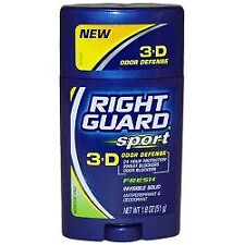 Right Guard Sport 3-D Odor Defense Antiperspirant&Deodorant Stick, Fresh, 1.8...