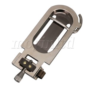 Silver Alto Saxophone Reed Cutter Alloy Woodwind Instrument Tool w/ Knob