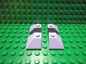 Lego 4 Lavender 2x2 double convex slope castle NEW - Picture 1 of 1