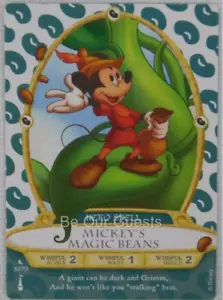 Disney Sorcerers the Magic Kingdom Karte 30 Mickys Zauberbohnen Neu - Bild 1 von 1