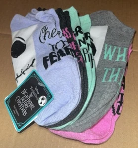 Disney The Nightmare Before Christmas 5pk No Show WOMENS SOCKS NEW - Picture 1 of 1