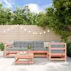 Gecheer 6 Piece Wooden Garden Sofas Set Pallet Furnitures Set Patio Corner I3u5