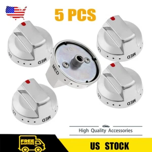 5 Pcs DG64-00473A Range Oven Burner Knob Fits Model Dial Compatible with Samsung - Picture 1 of 12