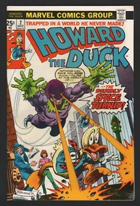 HOWARD THE DUCK, #2, Marvel Comics, 1976, en muy buen estado, ¡firma Brunner! - Imagen 1 de 2