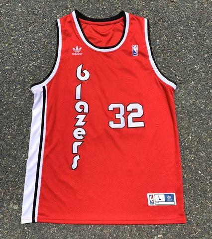 Adidas Vintage Portland Trail Blazers Bill Walton NBA Basketball Jersey Size L Cover