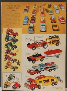 1969 Tootsie Toy Set Print Ad Dune Buggy Steel Carrier Grand Prix Hustler - Picture 1 of 1