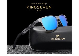 KINGSEVEN Brand Men's Vintage Square Sunglasses Polarized UV400 Lens  Eyewear Accessories Male Sun Glasses For Men Zonnebril 7720|Men's Sunglasses|  - AliExpress