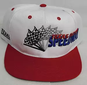 VIntage Texas Motor Speedway Checkered Flag Logo Snap Baseball Hat Cap - Picture 1 of 7