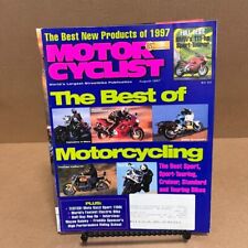 MOTORCYCLIST MOTORCYCLE MAGAZINE / AUGUST 1997 / HONDA CBR600F3 / BMW R1100RT
