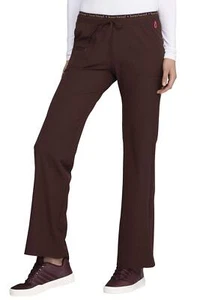 HeartSoul Drawstring Scrub Pants for Women, 20110, Size: Small, Espresso - Picture 1 of 7