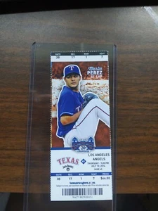 2014 TICKET 7/10/14 Texas VS ANGELS Mike Trout HR #83 Home Run - Picture 1 of 2