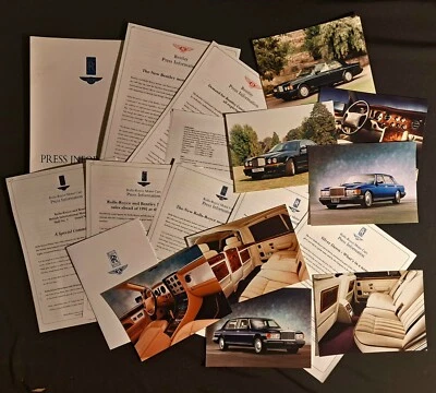 Rolls Royce Bentley 1996 paquete de información de prensa Continental Brooklands Foto 1 de 4