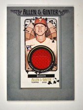 2021 Topps Allen & Ginter Mini Framed Relic Material #AB Alec Bohm Phillies RC