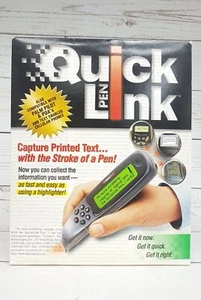 WizCom Quick Link Pen Handheld Scanner Super Pen 1999 Version New, Open Box - Picture 1 of 9