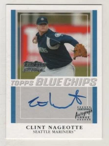 2003 Topps Blue Chips Autogramme Clint Nageotte Seattle Mariners BV 10 $ Autogramm - Bild 1 von 1