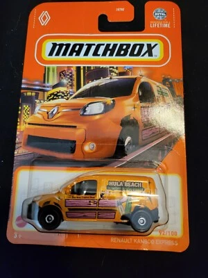 2024 MATCHBOX 92/100 RENAULT KANGOO EXPRESS Orange Hula Beach New NEAR MINT - Image 1 of 2