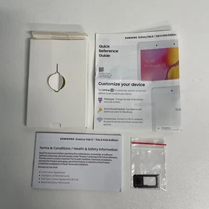 Samsung Micro SD holer silver front for Galaxy Tab A / Tab A Kids edition NEW - Picture 1 of 15