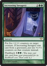 Increasing Savagery - Dark Ascension - LP, English MTG Magic FLAT RATE SHIP