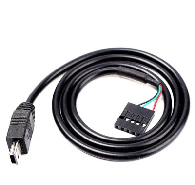 Mini USB 5-Pin Male to 5-Pin USB Header Female Motherboard Cable 0.5m - Image 1 of 4