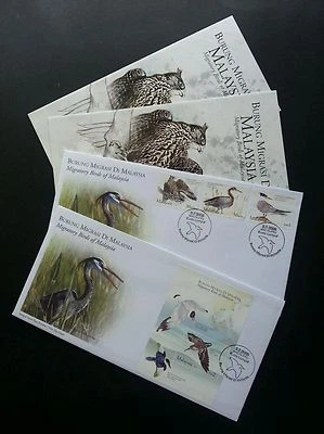 Migratory Birds Of Malaysia 2005 Kingfisher Wildlife (FDC pair) - Image 1 of 4