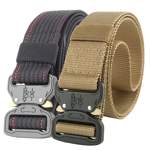 Cinturón Unisex Hebilla de Liberación Rápida Ajustable Resistente Nylon Correa Cinturón - Imagen 1 de 23