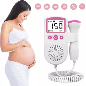 Doppler Fetalen Herzschlag Detektor Baby Pflege Die Gerät Hören Herz Schlagen - Bild 1 von 14