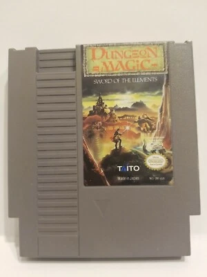 Dungeon Magic: Sword of the Elements (Nintendo Entertainment System, 1990) NES  - Image 1 of 4