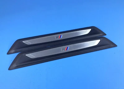 11-19 BMW F30 F36 328I 335I 340I 428i 435 FRONT M-SPORT DOOR SILL PLATES PANELS - Image 1 of 4
