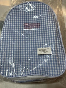 OH Mint Gumdrop Lunchbox Baby Blue Gingham - Picture 1 of 4