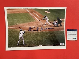 PSA/DNA SIGNED PHOTO ALAN TRAMMELL LOU WHITAKER LAST AT BAT TIGER STADIUM TIGERS - Picture 1 of 2