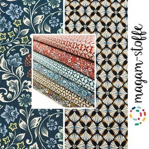 MAGAM-Stoffe "Josefine" Baumwollstoff aus Frankreich ÖKO-TEX Meterware 50cm - Bild 1 von 30