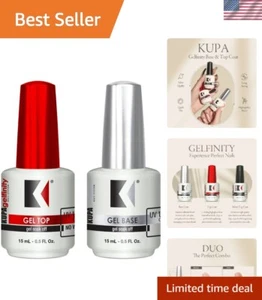 Long-Lasting Gel Base & Top Coat - Nail Protection in Gloss & Matte Finish - Picture 1 of 8