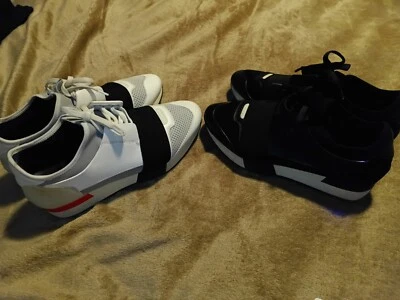 Size 5.5 - Balenciaga Race Runner Blue - Image 1 of 4