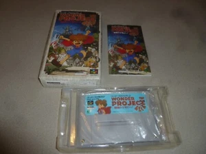 VERPACKT SUPER FAMICOM SPIEL WONDER PROJECT J W BOX HANDBUCH JAPAN KOMPLETTES RPG - Bild 1 von 6
