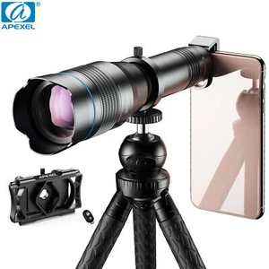 APEXEL 60X Zoom Starscope Objetivo Telescópico Monocular + Trípode para iPhone Android - Imagen 1 de 10