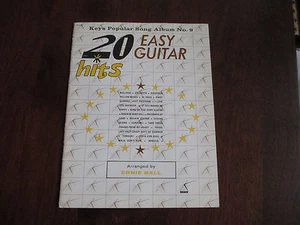 ÁLBUM DE CANCIONES POPULARES KEYS NO. 9 - DE ERNIE BALL - 20 GUITARRA FÁCIL - LIBRO DE 1960 - Imagen 1 de 7
