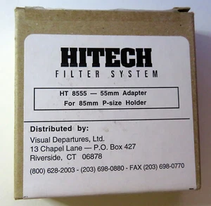 Adaptador HITECH 8555 - 55 mm para soporte de tamaño 85 mm P - Imagen 1 de 4